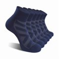 thumbnail image 1 of Chenchen 6 Pack Athletic Socks with Cushion Compression Running Ankle Socks for Men and Women, 1 of 1
