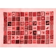 thumbnail image 1 of Ahgly Company Indoor Rectangle Abstract Red Contemporary Area Rugs, 2' x 5', 1 of 4