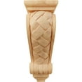 thumbnail image 2 of Ekena Millwork 5"W x 7"D x 14"H Large Basket Weave Corbel, Red Oak, 2 of 4