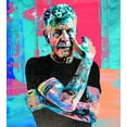 thumbnail image 4 of Stephen Chambers 15x16 Black Ornate Wood Framed With Double Matting Wall Art Titled - Bourdain 1, 4 of 6