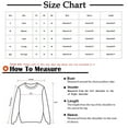 thumbnail image 3 of Qiopertar Mode Femmes Décontracté Manches Longues Col Rond Imprimé Chandail en Molleton Hauts Blouse Offres de la Semaine Liquidation Moins de 5$ jusqu'à 90 % de Réduction, 3 of 4