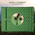 thumbnail image 4 of Eurhowing Inflating Sleeping Pad with Pillow, 4.7" Thick Camping Mattress with Built-in Foot Pump, Waterproof Air Mattress for Backpacking Hiking Travel, Green, 4 of 8