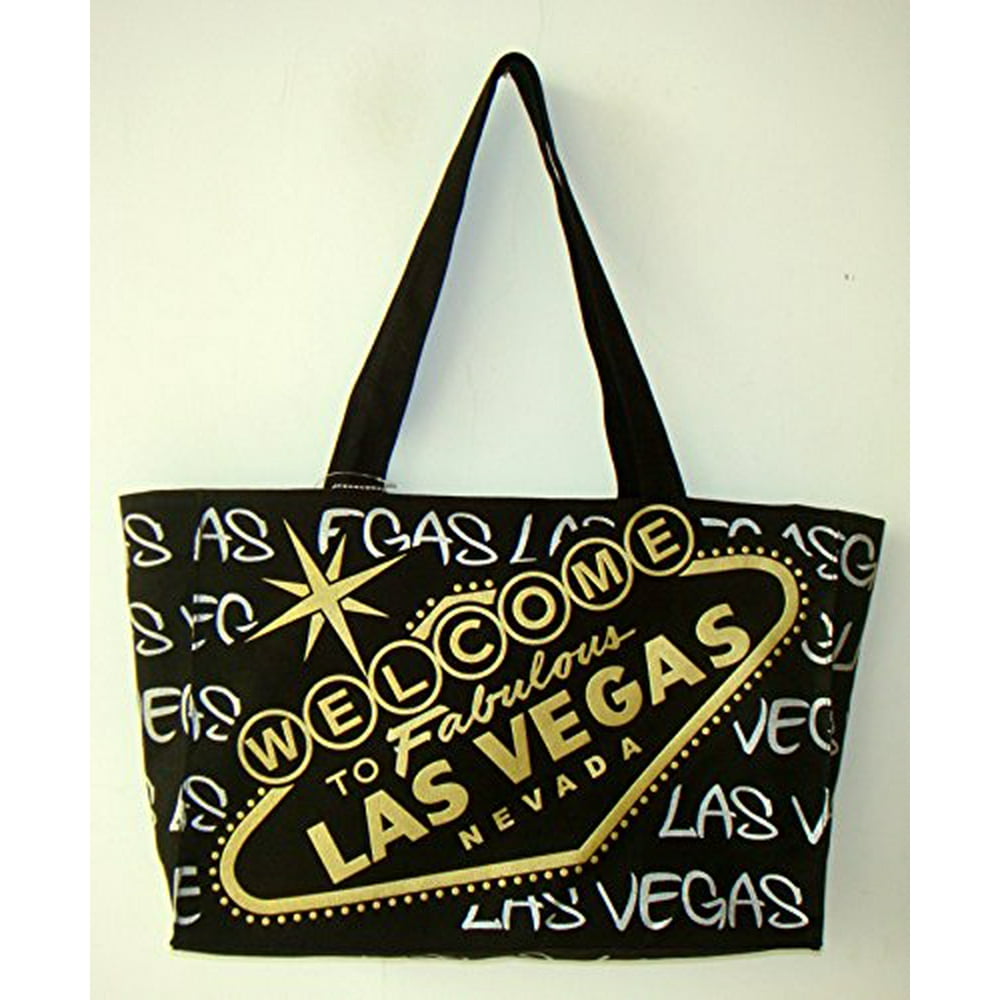 Robin Ruth Robin Ruth Las Vegas Bag, Las Vegas Souvenir Black Canvas