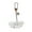 White, variant on Multipurpose Flocking Lovely Bear Ornament Fashion Accessory for Bags and Keys Decoration Stylish Outfits