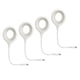 thumbnail image 5 of Luz de lectura de voz USB con 24 cuentas LED, luz de escritorio con control de voz e inteligencia artificial para viajes en casa, 4 unidades, 5 of 15
