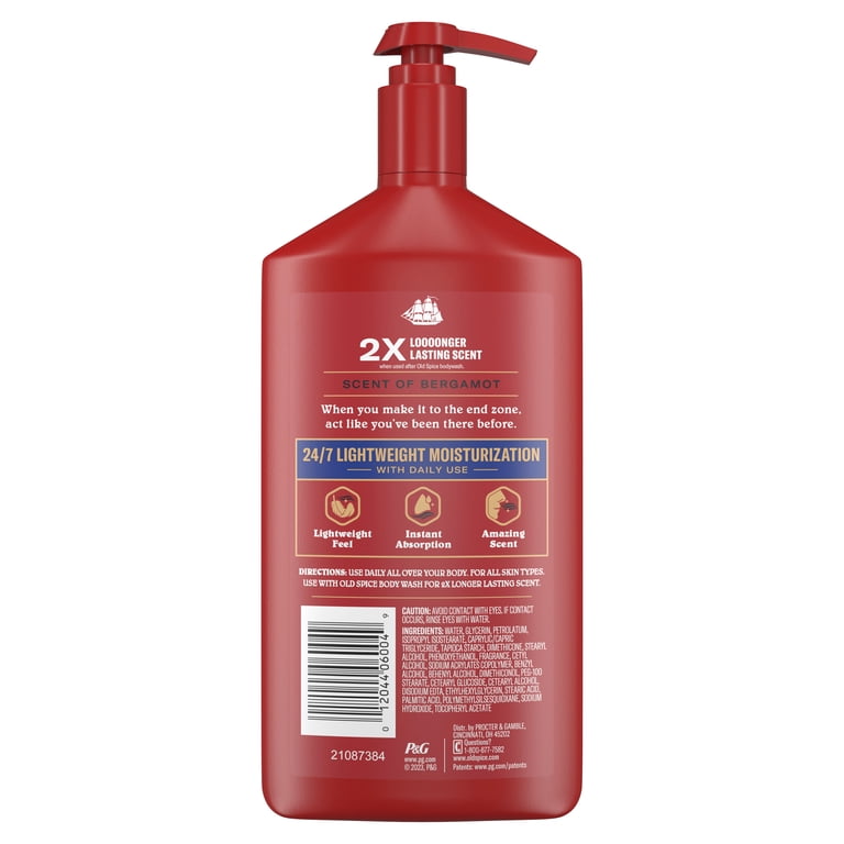 Old Spice Captain Body Lotion for Men, 24/7 Moisturization photo 8