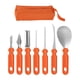 thumbnail image 3 of Kit de 7 piezas para tallar calabazas de Halloween, decoración para grabar frutas, para fiestas, para principiantes y profesionales, cuchillos para, 3 of 8