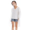 thumbnail image 1 of 1 Pcs Imperméable Transparent pour Enfants Garçons Filles en EVA avec Capuche pour Extérieur, 1 of 10