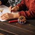 thumbnail image 5 of 1 Pc Artificial Pumpkins Fall Decorations, Fake Pumpkins for Crafts, Table Centerpiece Indoor Mantel, Thanksgiving Harvest Autumn Decor, 1.96 x 1.37 Inch, 5 of 7