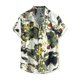 thumbnail image 1 of Camisa floral casual para hombres Lars Amadeus de manga corta con estampado de flores blanco M, 1 of 6