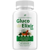 Gluco Elixir Capsules – GlucoElixir Natural Blend Glycogen Support, 1 Pack, 60 Capsules