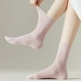 thumbnail image 3 of Kiskick 1 Pair Women Stockings Anti Skid One Size Wear-resistant Anti-pilling No Odor High Elasticity Anti-deformed Super Soft Anti-slip Lady Stockings - for Daily Wear, 3 of 7