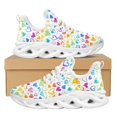 thumbnail image 1 of Zapatillas deportivas con plataforma y cordones para mujer, diseño de orgullo LGBT, ligeras y transpirables, informales, a la moda, 1 of 6
