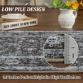 thumbnail image 6 of BouPower 10x13Ft Machine Washable Area Rug, Boho Vintage Distress Floral Rug for Living Room, Low Pile Bedroom Rugs, Thin Lightweight Print Pattern Carpet for Dining Room, 6 of 10