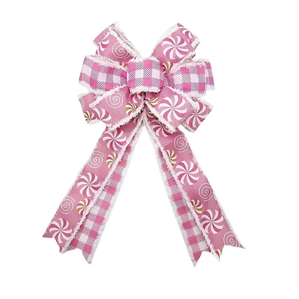 Apmemiss Clearance Valentine's Day Wreath Bow Heart Printed Valentine's Day Bow Large Gift Bow Tree Topper for Valentine's Day Wedding Mother's Day Front Door Indoor Outdoor Home Decoration
