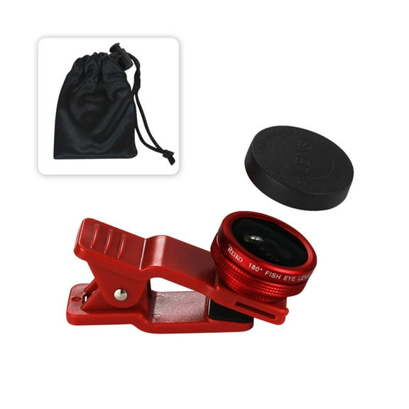 180degree Fish Eye Lens Red