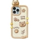 thumbnail image 1 of Fundas para teléfono Kawaii para iPhone 12/12pro, Funda para teléfono con Oso de Galletas de Dibujos Animados Lindo con Funda para teléfono con Té de Burbujas Funda para teléfono 3, 1 of 4