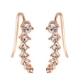 thumbnail image 5 of Pendientes Sonducket 7 Crystal Ear Cuffs Hoop Climber Accesorios de joyería Type5 NO5, 5 of 5