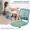 thumbnail image 4 of Homycasa Mesh Task Chair Office Chairs for Home Study Room Student with Ergonomic Breathable Seat, 4 of 9