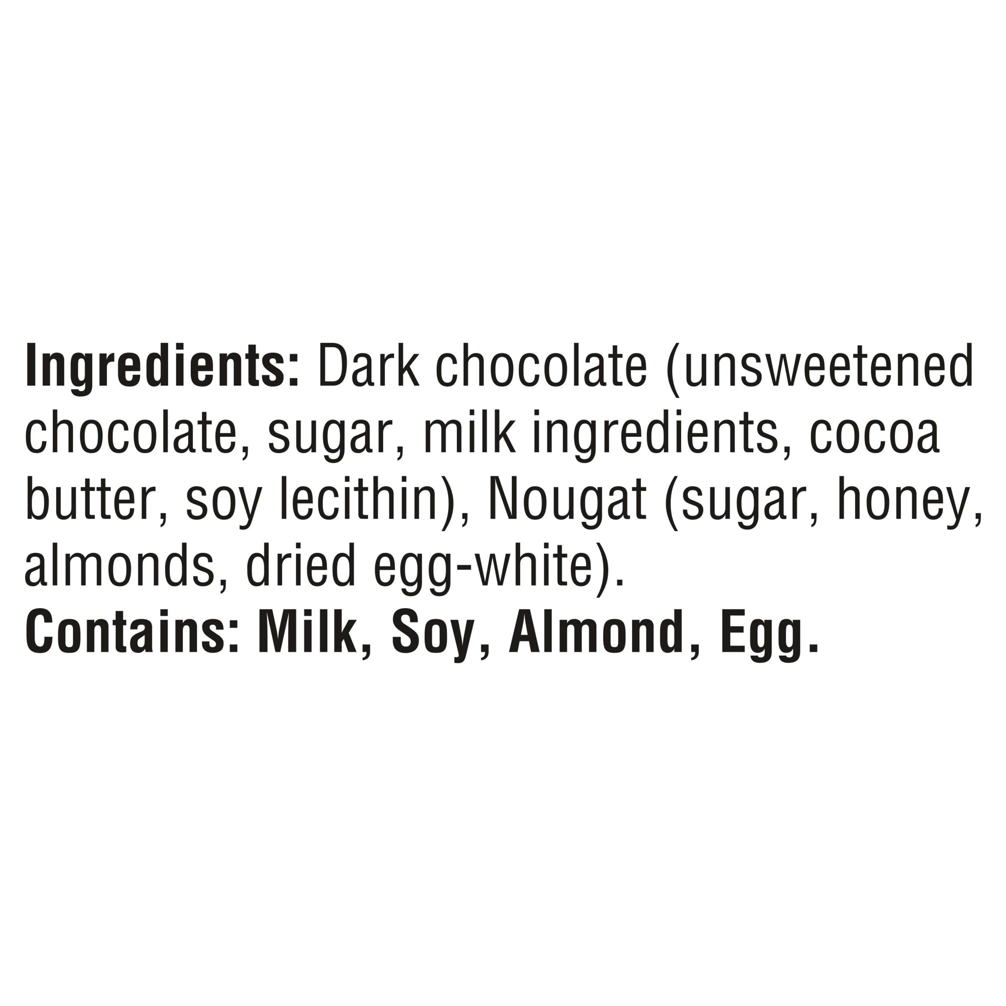 TOBLERONE, Dark Chocolate Bar with Honey and Almond Nougat, Holiday Chocolate, Holiday Gift, 360 g