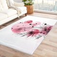 thumbnail image 1 of Abstract Rugs for Living Room Bedroom - Modern Art Rug 3x5 - Plant Carpet for Home Decor - Washable Non Slip Patterned Indoor Small Area Rug - Soft & Low Pile (ZL&907), 1 of 7