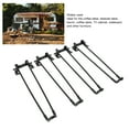 thumbnail image 4 of Patas De Mesa, Patas De Mesa En Forma De U, Patas De Muebles De Metal Minimalistas Modernas Negras Para Mesa De Centro Plegable, Mesa De Camping, 4 of 7