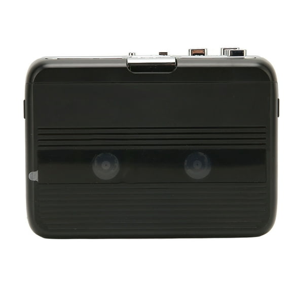 Cassette Player, USB Powered Bluetoot Cassette Tape Player Portable Black  for Travel