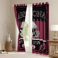 thumbnail image 3 of Homewish Arizona City Curtains Pack of 2 (42x84 Each),American Ball Sport Sport Curtains Blackout,Gray Rugby Helmet Bedroom Curtains For Boys,Super Cozy Room Decor, 3 of 6
