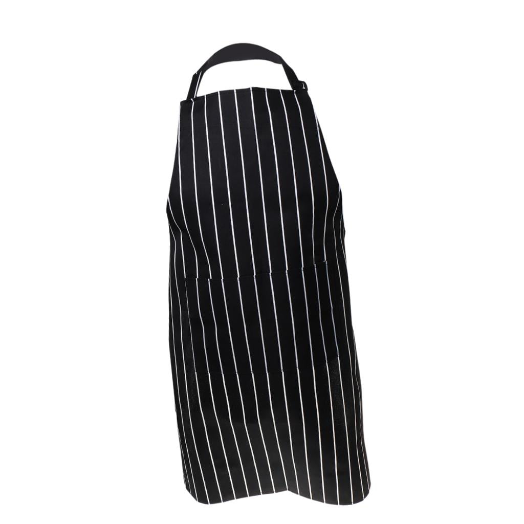Quality White Polycotton Chefs Bib Apron Cooking Catering Baking Butchers BBQ 