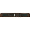 Timex Men's Q7B810 Expedition Sport Genuine Leather 18mm Brown and Green Replacement Watchband
