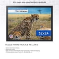thumbnail image 2 of ArtToFrames 32x24 Inch - 81.28x60.96 CM Black Puzzle Frame for 1500 piece Puzzles.1.25 Inch Custom MDF Puzzle Frames, Black - Comes with Economy Acrylic, 2 of 7