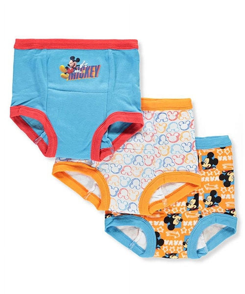 Boys 3T Training Pants 6Pk Disney Mickey Mouse Toddler Underwear Briefs NEW