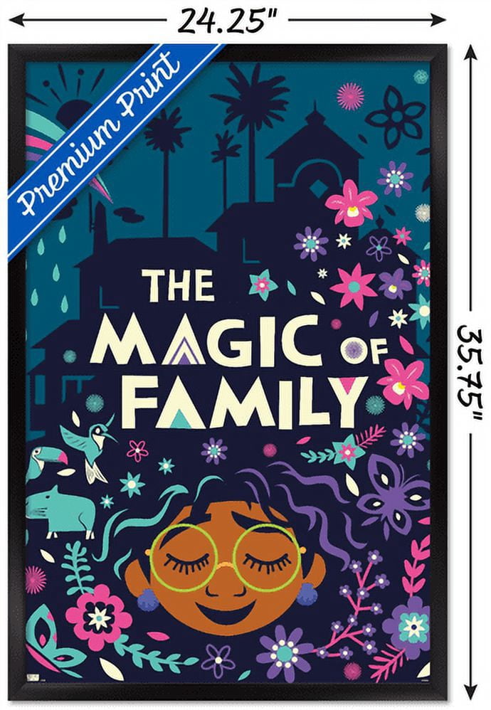 Disney Encanto - Magic Wall Poster, 22.375" x 34", Framed
