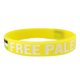 thumbnail image 3 of Pulsera Palestina Libre Silicona Goma () Amarillo, 3 of 5