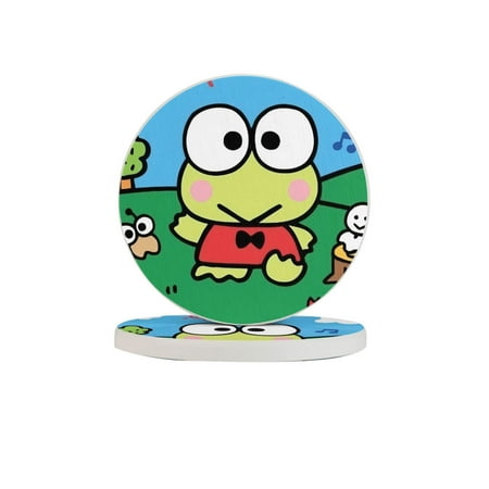 

Keroppi Diatomaceous Earth Coaster Diatomite Drink Coasters Water Absorbent Coaster Quick Drying Large Absorbent Kitchen Round W10 X D10 X H0.9 Cm (1 2 4 6 Pack)