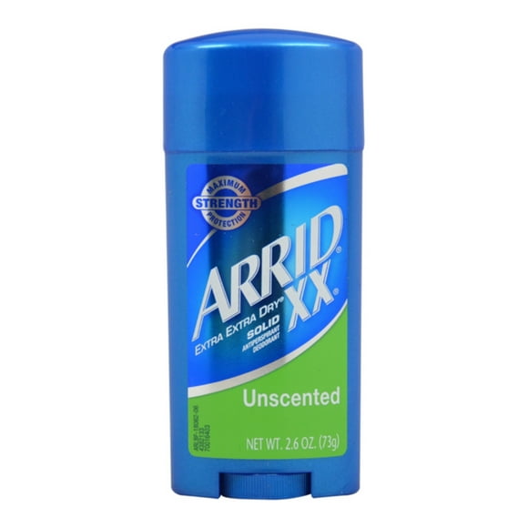 Extra Extra Dry Unscented Solid Antiperspirantand Deodorant by Arrid for Unisex - 2.6 oz Deodorant St