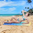 thumbnail image 6 of GZHJMY 30x60In Absorbent Quick Drying Beach Towel, Delicate and Easy to Wipe, for Beach Swimming Pools, Bathrooms, Travel and Sports with Mesh Storage Bag-Art Beach, 6 of 7