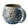 thumbnail image 2 of Planetary Themed Ceramic Mug Collection, Unique Moon Surface Design Coffee Cups, Space Embossed Cratered Mug Gift For Astronomy Lovers, 2 of 6