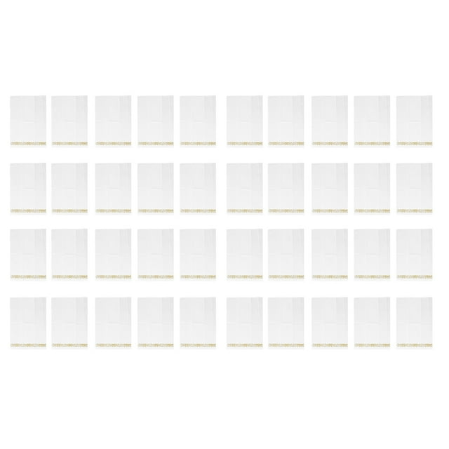 Oubit Gold Napkins,40PCS Gold Napkins Gold Napkinsfor Wedding Reception Dinner Napkins High-Precision Functionality