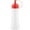 Red, variant on kjfeif Plastic Bottles Seasoning Container Storage Jar Pot with Lid for Condiment Ketchup Honey Vinegar for Oils Ketchup Mustard Vinegar Cream Honey Mayonnaise