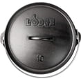 thumbnail image 3 of Lodge 10" / 5 Quart Seasoned Cast Iron Camp Dutch Oven, 3 of 7