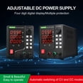 thumbnail image 2 of Fuente de alimentación regulada East Tester ETP3005B 150W 30V 5A, 2 of 8