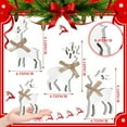 thumbnail image 3 of Dalrosia 3PCS Reindeer Table Decor Reindeer Tabletop Block Sign Rustic Farmhouse Wooden Centerpieces for Christmas Xmas Winter Home Office Shelf Desk Tiered Tray Decor, 3 of 5
