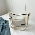 thumbnail image 6 of Xfvqtps Womens Crescent Bag Solid Color Simplicity Adjustable Shoulder Strap Fashion Lightweight Portable Commuting One Shoulder Bag White, 6 of 9