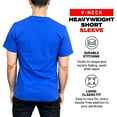 thumbnail image 3 of Access Men's Heavyweight Short Sleeve Cotton V-Neck T-Shirt (Pack of 3) (Royal, Large) AT37, 3 of 8