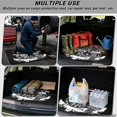 thumbnail image 3 of FOR U DESIGNS Wolf American Flag Print Universal Car Trunk Mat Anti-Slip Car Trunk Mat Easy to Clean Cargo Liner Durable All Weather Vehicle Interior Accessories for Most Car Models, 3 of 7
