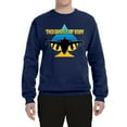 thumbnail image 2 of The Ghost Of Kyiv Unisex Crewneck Graphic Sweatshirt, Navy, Small, 2 of 4