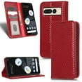 thumbnail image 1 of Feishell Case for Google Pixel 7 Pro (6.7 inch),Luxury PU Leather Wallet Cover Cash Credit Card Holder Magnetic Closure Folio Flip Kickstand Shockproof Protective Phone Cover,Winered, 1 of 7