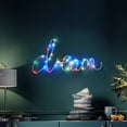 thumbnail image 1 of Loft Lyfe Aliah Dream Multicolor LED Sign, Wall Mounted Battery-Powered 30 Lights for Home Decor, 1 of 7