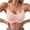 Pink, variant on Womens Everyday Bras Thin Lace Splicing Wirefree Push Up Lifting Seamless Back Ladies Bras